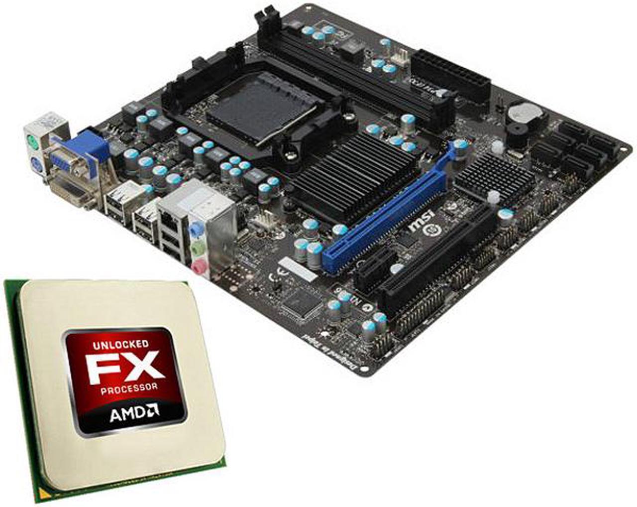 Main image of AMD FX-8320 3.5GHz(4.0GHz Turbo) CPU and AMD 760G Chipset Motherboard Combo