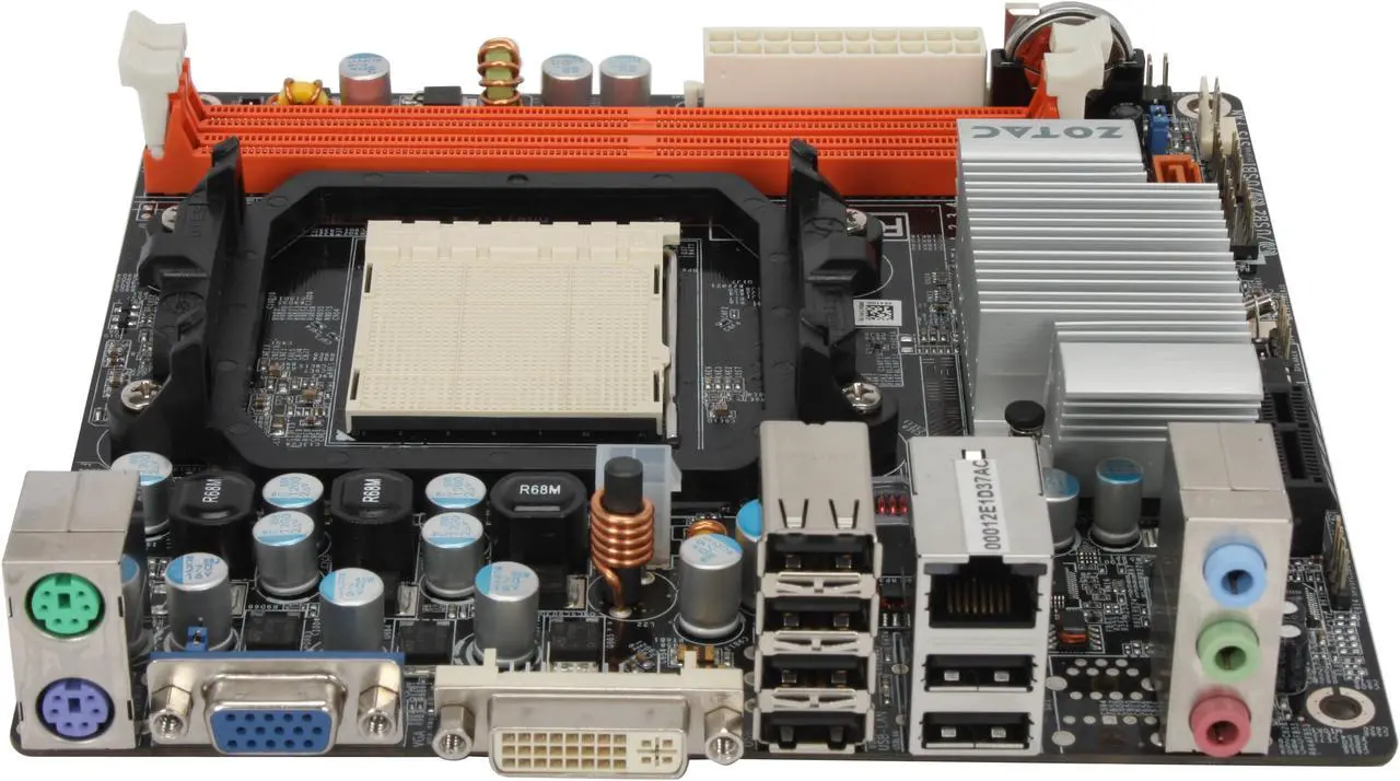 Alt view image 2 of 5 - ZOTAC GF8200-C-E AM2+/AM2 NVIDIA GeForce 8200 Mini ITX AMD Motherboard