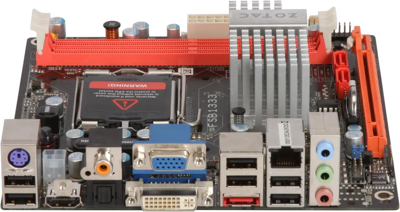 Alt view image 2 of 5 - ZOTAC GF9300-D-E LGA 775 NVIDIA GeForce 9300 HDMI Wi-Fi Mini ITX Intel Motherboard