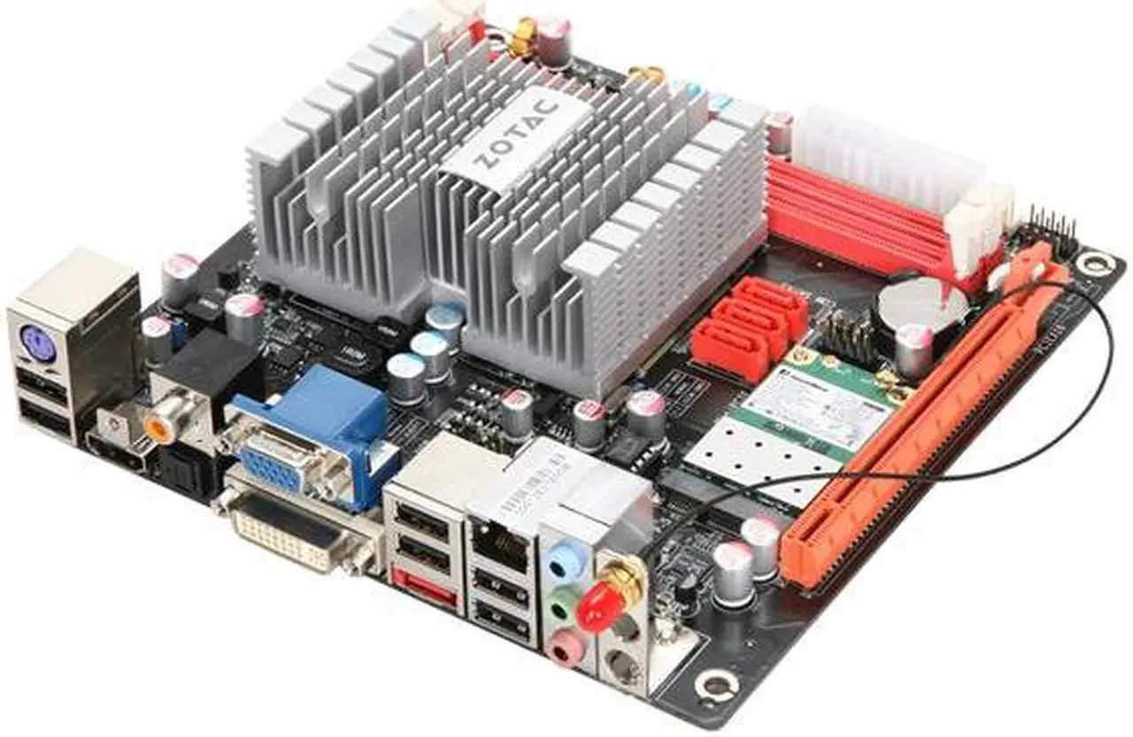 Main image of ZOTAC IONITX-F-E Intel Atom 330 (1.6GHz, dual-core) MCP7A-ION Mini ITX Motherboard / CPU Combo