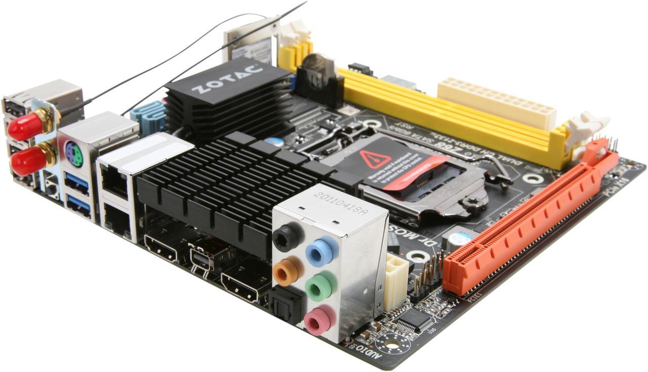 Main image of ZOTAC Z68ITX-A-E LGA 1155 Intel Z68 HDMI USB 3.0 Mini ITX Intel Motherboard
