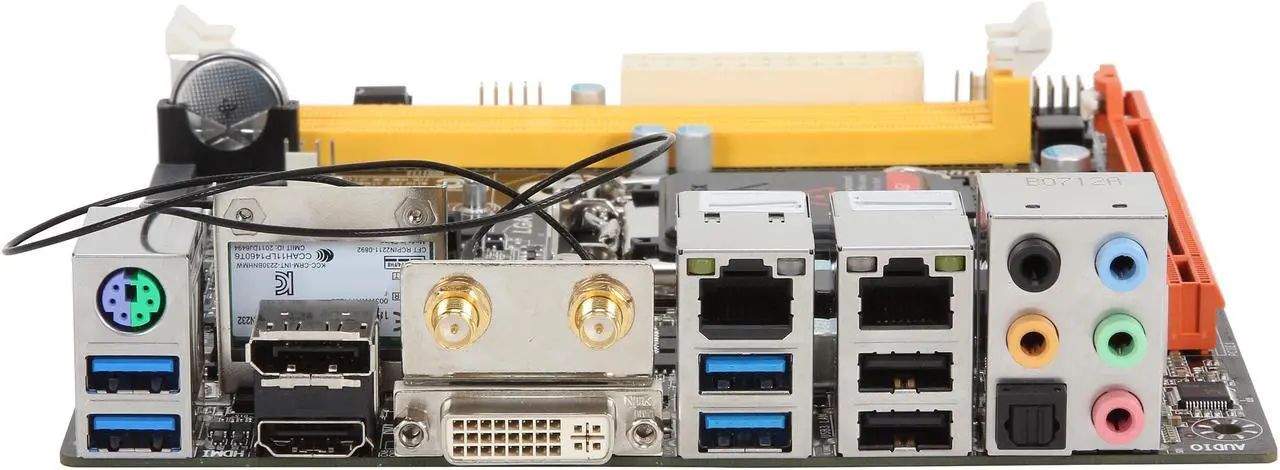 Alt view image 2 of 5 - Zotac H87ITX-A-E Desktop Motherboard - Intel H87 Express Chipset - Socket H3 LGA-1150