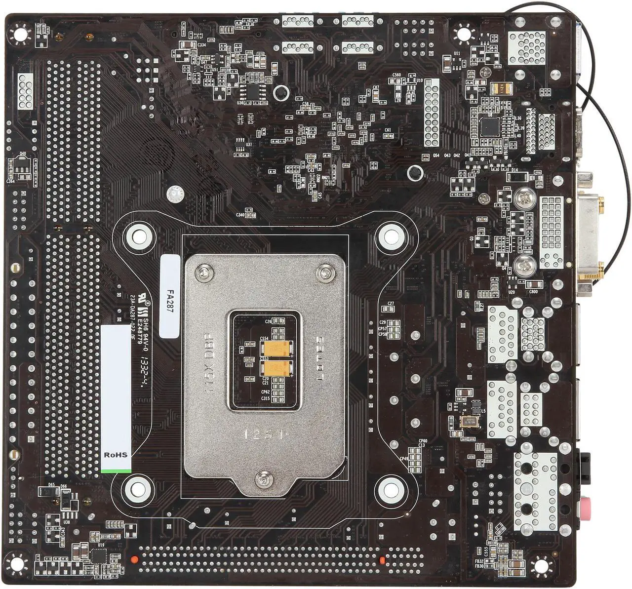 Alt view image 4 of 5 - Zotac H87ITX-A-E Desktop Motherboard - Intel H87 Express Chipset - Socket H3 LGA-1150