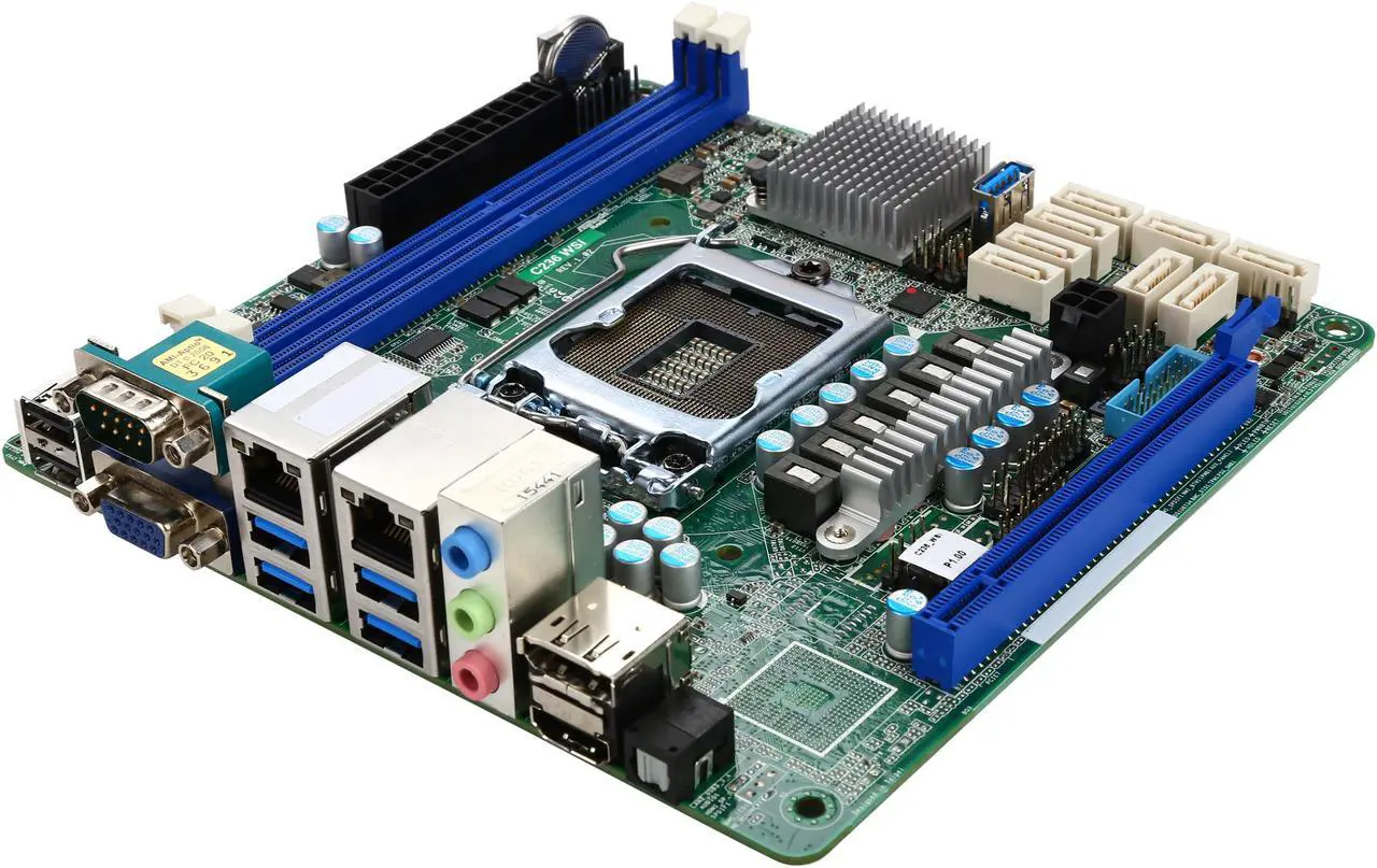 Main image of ASRock Rack C236 WSI Mini ITX Server Motherboard LGA 1151 Intel C236