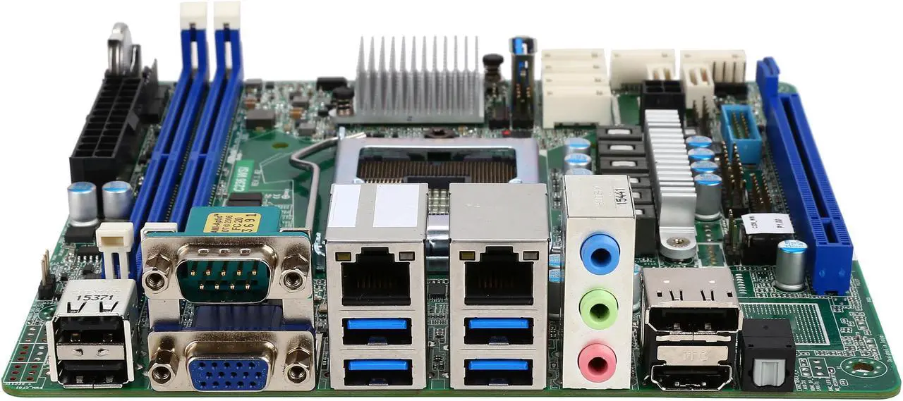 Alt view image 2 of 5 - ASRock Rack C236 WSI Mini ITX Server Motherboard LGA 1151 Intel C236