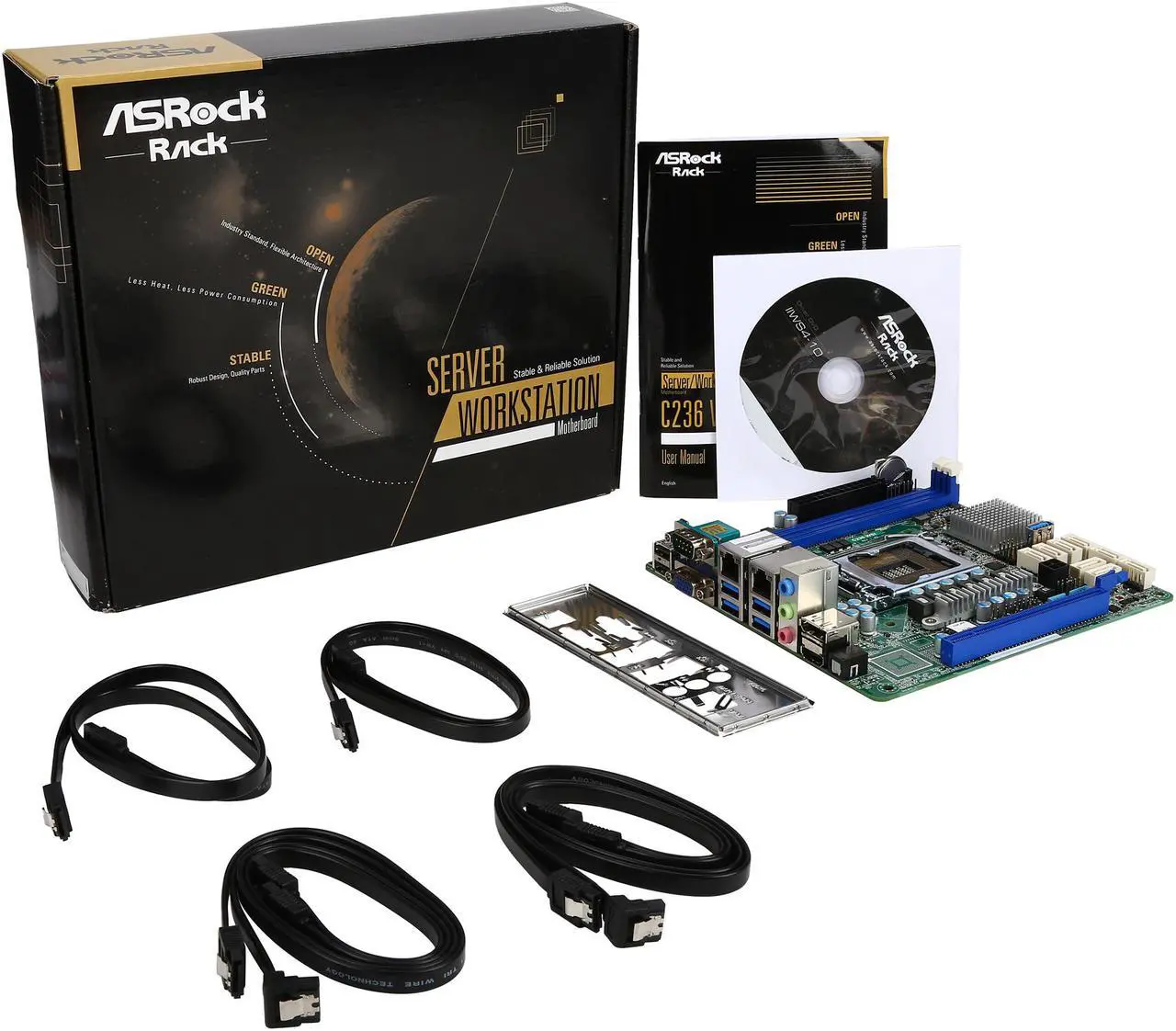Alt view image 5 of 5 - ASRock Rack C236 WSI Mini ITX Server Motherboard LGA 1151 Intel C236