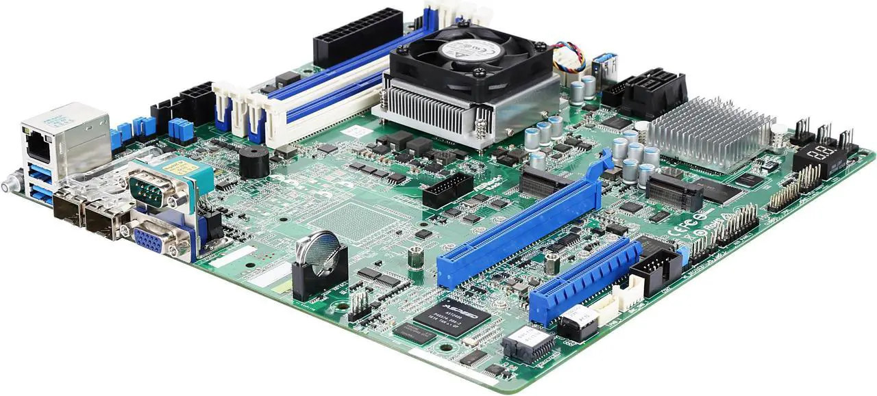 Main image of Asrock Rack D1541D4U-2O8R Server Motherboard Intel Xeon D1541 SFP DDR4 ECC DIMM