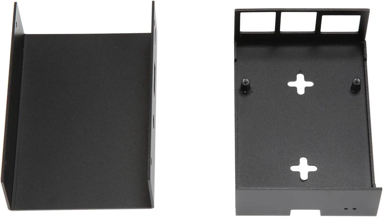 Alt view image 7 of 8 - Micro Connectors RAS-PCS03-BK Aluminum Raspberry Pi 3 Model B/B+ Case (Black)