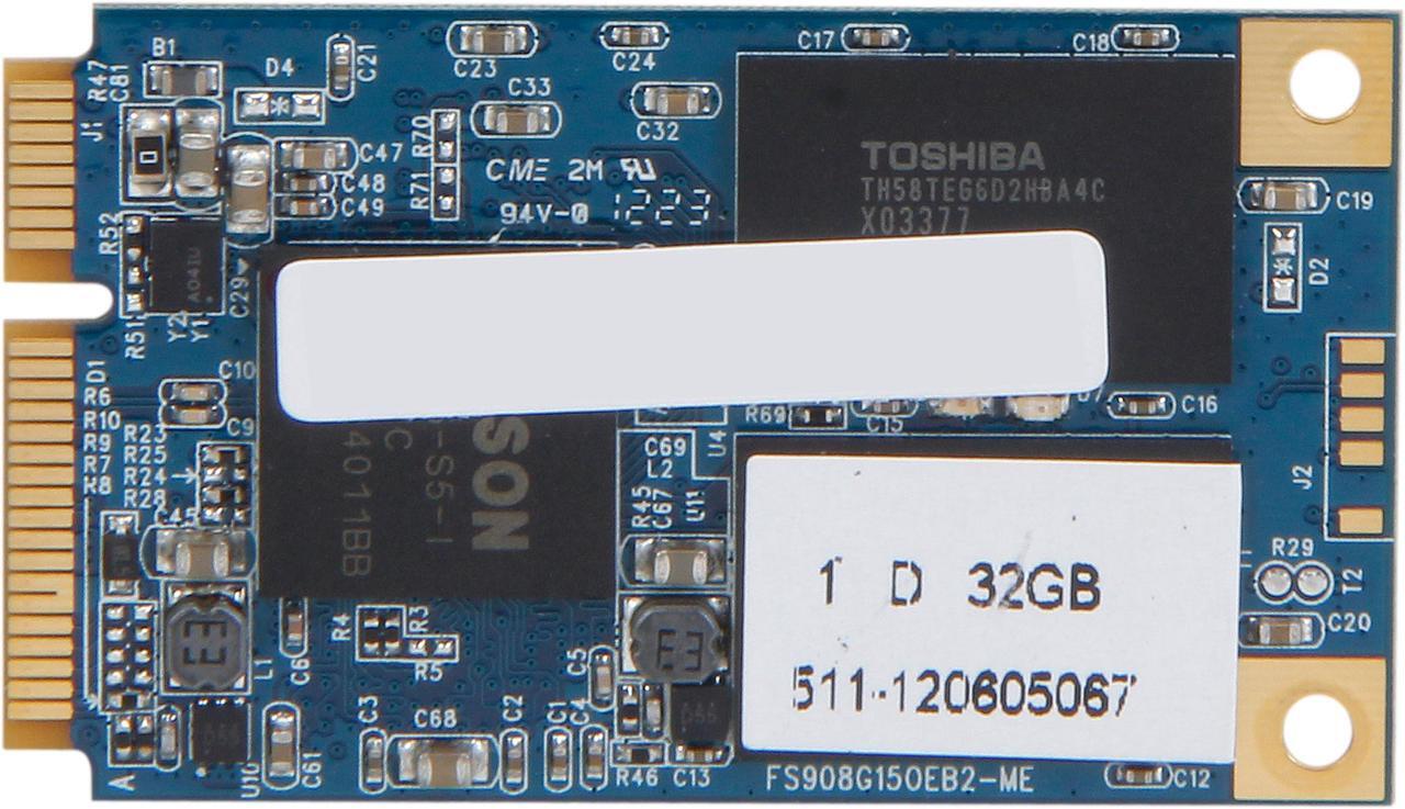 Main image of ECS Gift Model 88B146-032300 mSATA (Mini PCIe) 32G SSD Solid State Disk