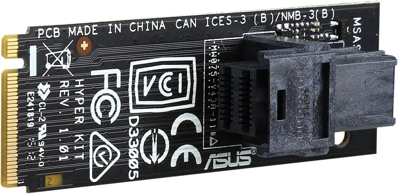 Main image of ASUS Model Hyper Kit Expansion Card M.2 TO MINI SAS HD ADAPTER