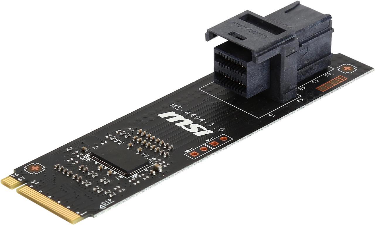 MSI Model Turbo U.2 Host Card Accessory - Motherboard