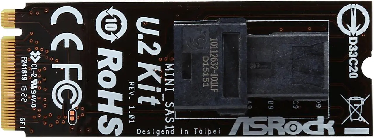 Alt view image 3 of 5 - ASRock Model U.2 Kit M.2 to U.2 Add-on Card