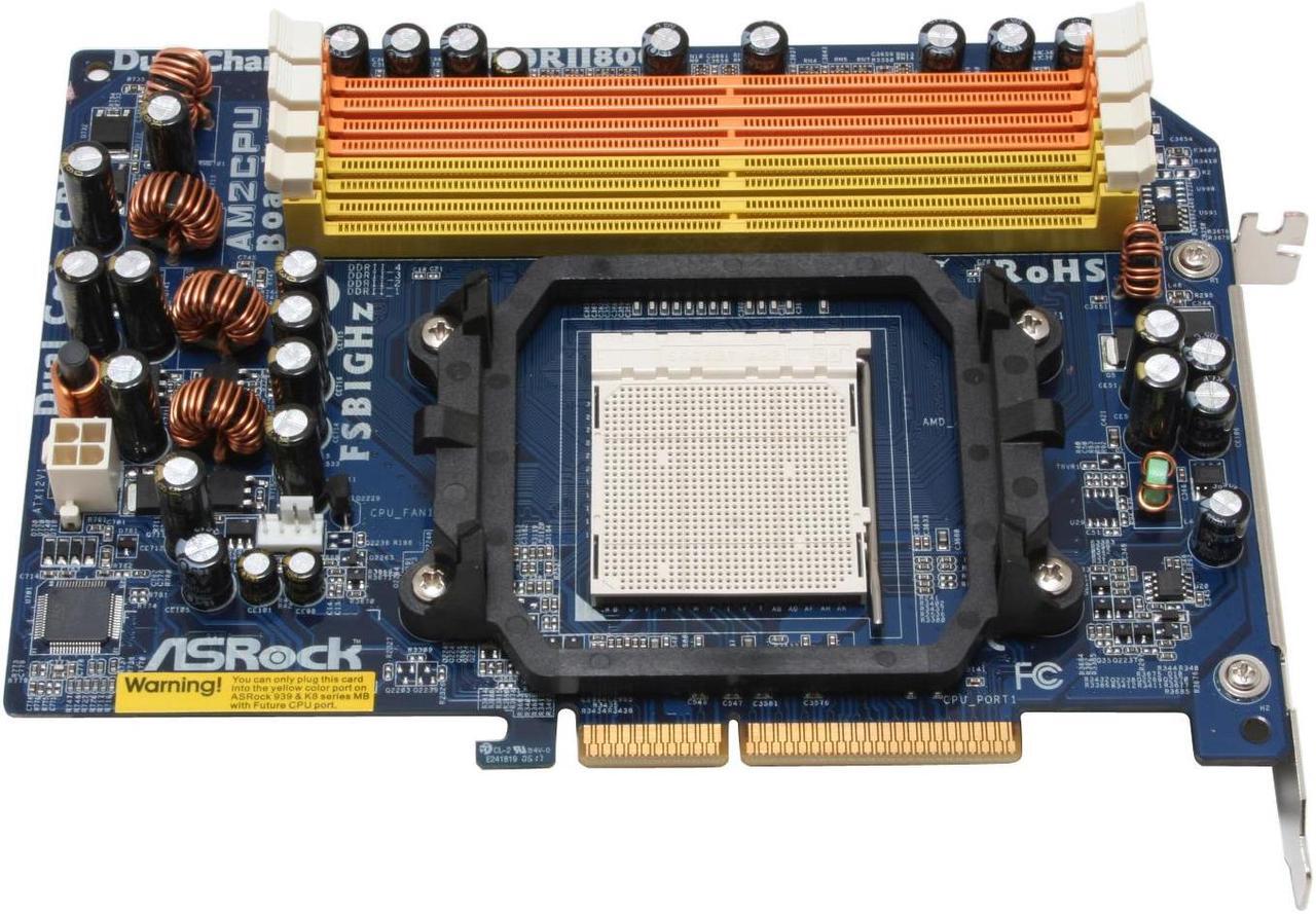 Alt view image 2 of 4 - ASRock Model AM2CPU Bridge Card CPU Upgrade Module for ASRock K8/939 Series Motherboards