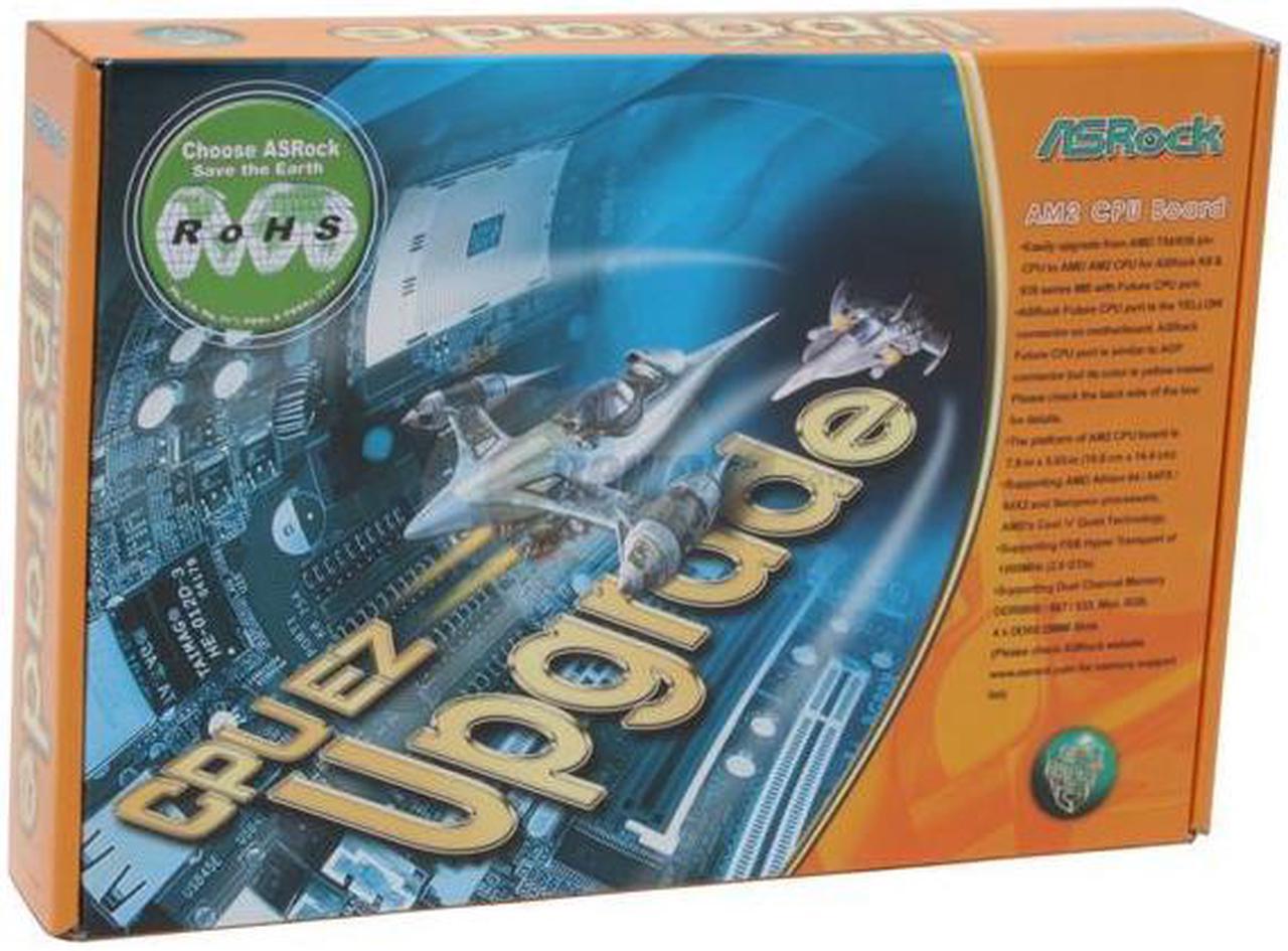 Alt view image 4 of 4 - ASRock Model AM2CPU Bridge Card CPU Upgrade Module for ASRock K8/939 Series Motherboards
