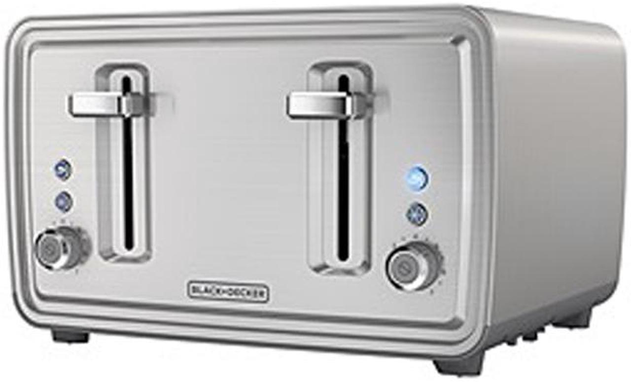Main image of Black+decker TR4900SSD 4 Slice Toaster, Stainless Steel (Silver)