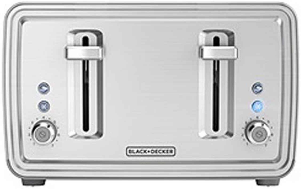 Alt view image 2 of 7 - Black+decker TR4900SSD 4 Slice Toaster, Stainless Steel (Silver)