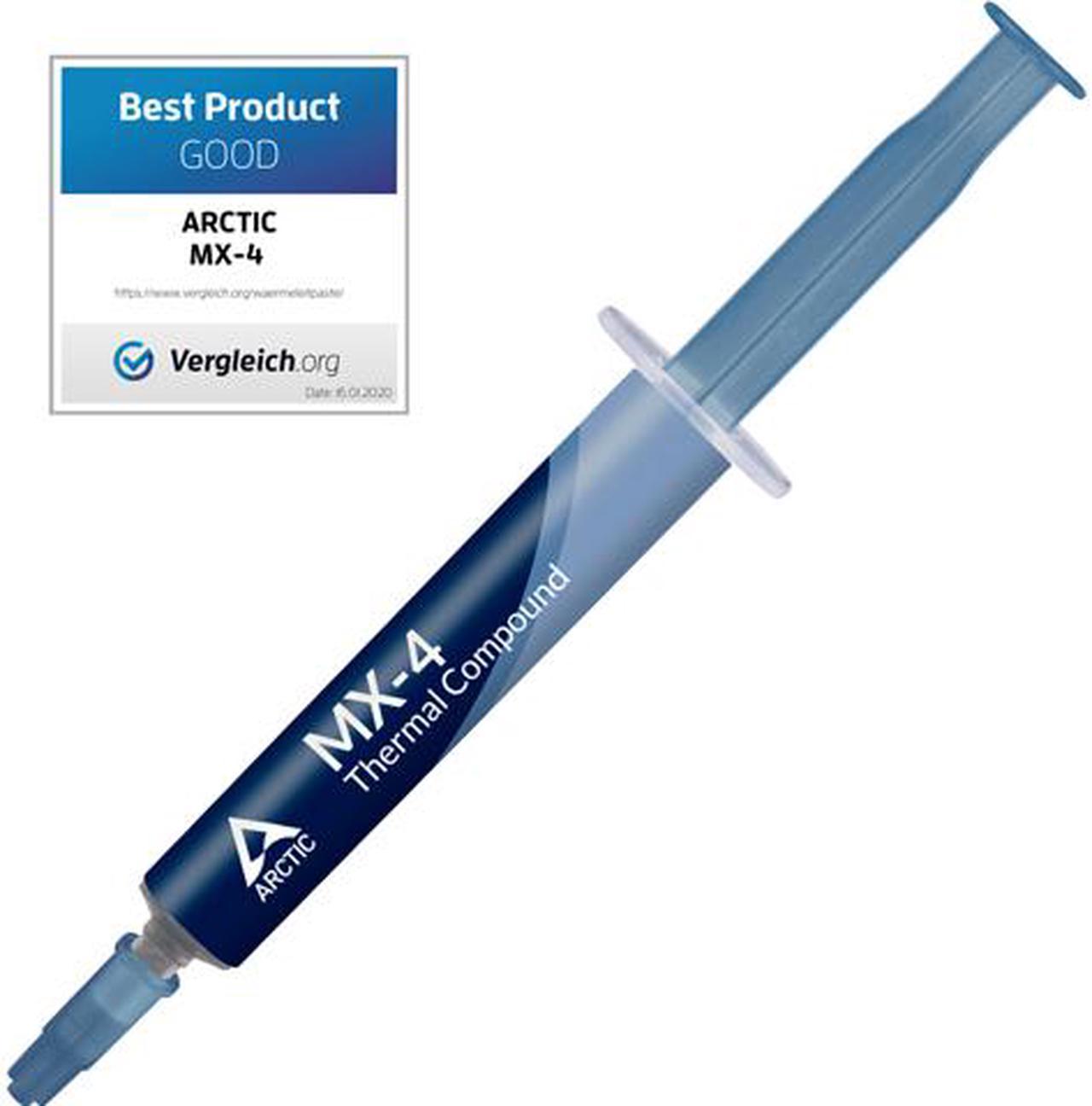 ARCTIC MX-4 - Thermal Compound Paste - Carbon Based High Performance - Heatsink Paste - Thermal Compound CPU for All Coolers, Thermal Interface Material - High Durability - 8 Grams