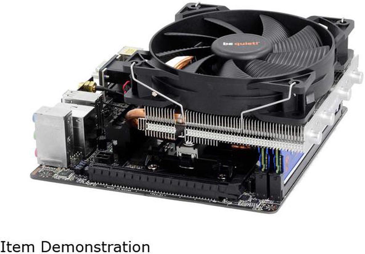 Alt view image 3 of 6 - be quiet! Shadow Rock LP CPU Air Cooler | 130W TDP | Low Profile CPU Cooler | Socket 1700 1200 1150 1151 1155 2011 Square ILM Compatible | AMD 4/5 and Intel Support | Low Noise | Silver/Black | BK002