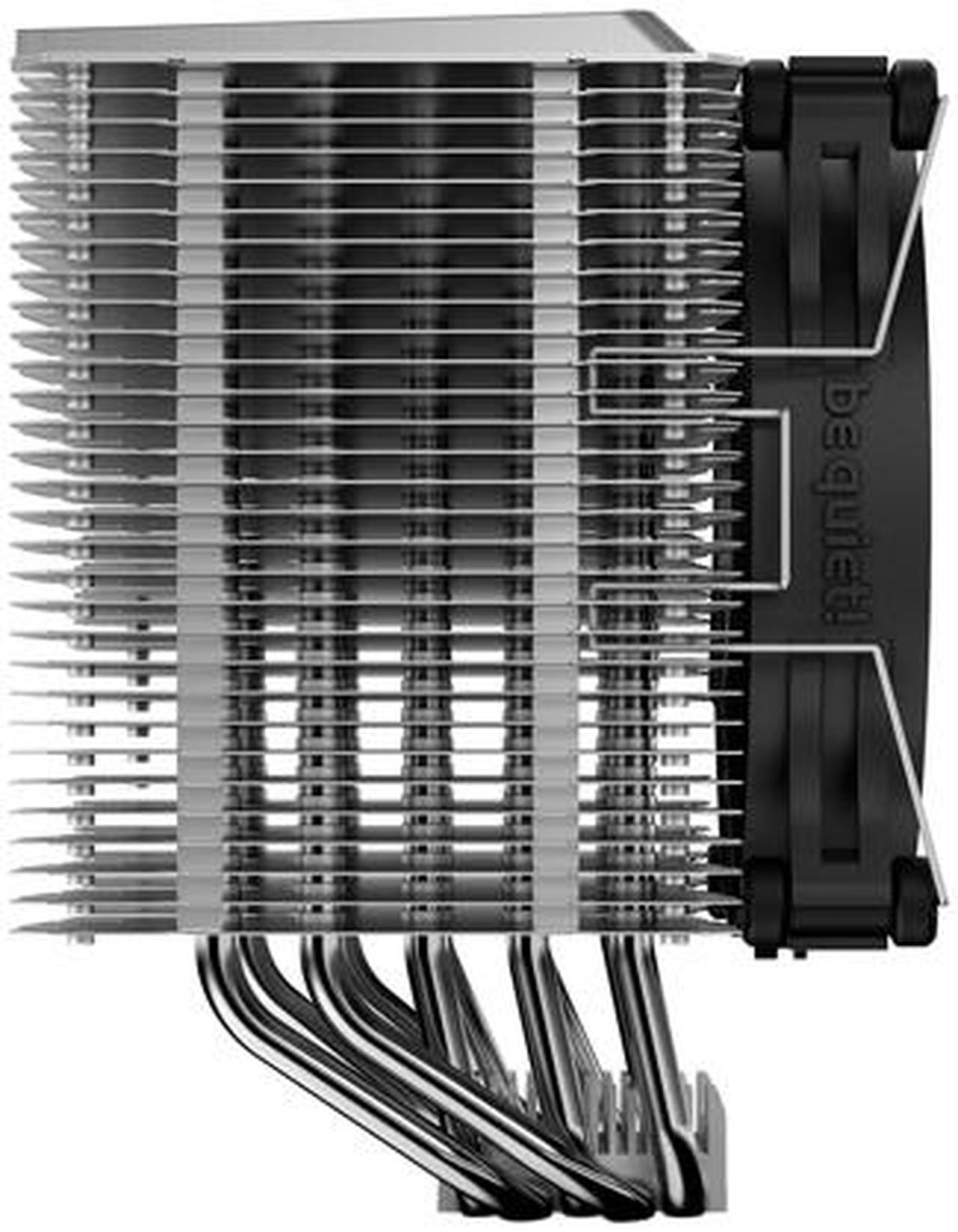 Alt view image 10 of 14 - be quiet! Shadow Rock 3 CPU Air Cooler | 190W TDP | LGA 1700 1200 2066 1150 1151 1155 2011(-3) Square ILM Compatible | Intel and AMD 4/5 Support | Low Noise Cooler | Silver/Black Design | BK004