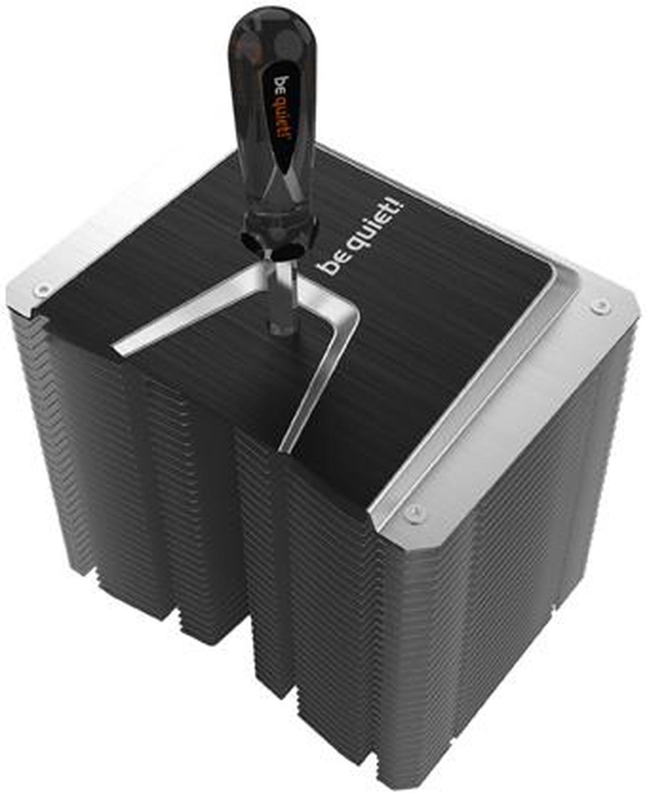 Alt view image 13 of 14 - be quiet! Shadow Rock 3 CPU Air Cooler | 190W TDP | LGA 1700 1200 2066 1150 1151 1155 2011(-3) Square ILM Compatible | Intel and AMD 4/5 Support | Low Noise Cooler | Silver/Black Design | BK004