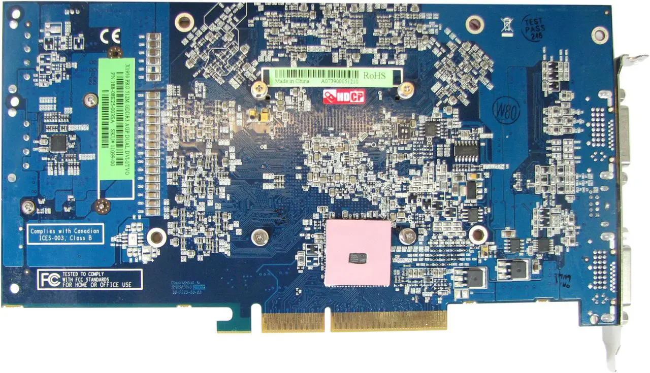 Alt view image 3 of 6 - SAPPHIRE Radeon X1950PRO 512MB GDDR3 AGP 4X/8X Graphics Card 100171L