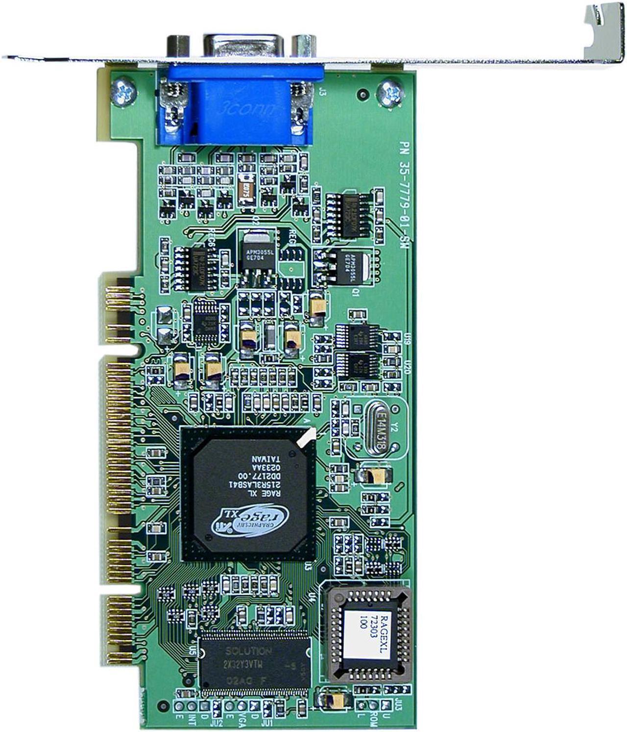 ATI Rage XL 8MB SDRAM PCI Low Profile Video Card XPERT 98 - OEM