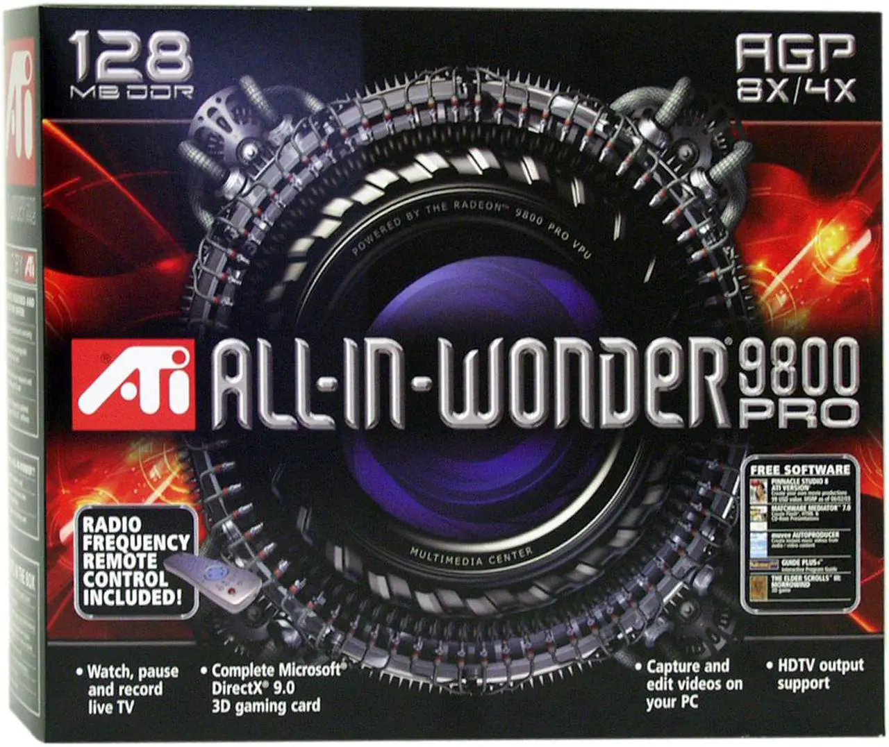 Alt view image 5 of 5 - ATI Radeon 9800PRO 128MB DDR AGP 4X/8X Graphics Card 100-713100
