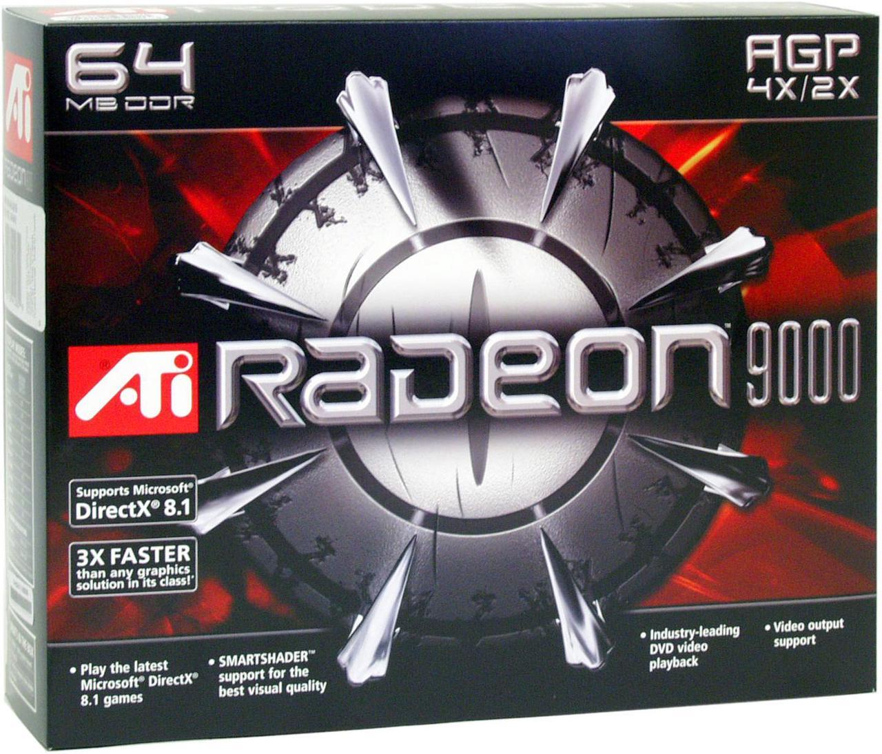 Alt view image 4 of 4 - ATI Radeon 9000 64MB DDR AGP 2X/4X Graphics Card 100-433010
