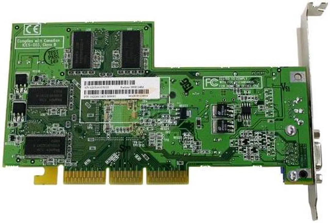 Alt view image 3 of 4 - ATI RADEON 9000 64M Radeon 9000 64MB DDR AGP 2X/4X Video Card - OEM