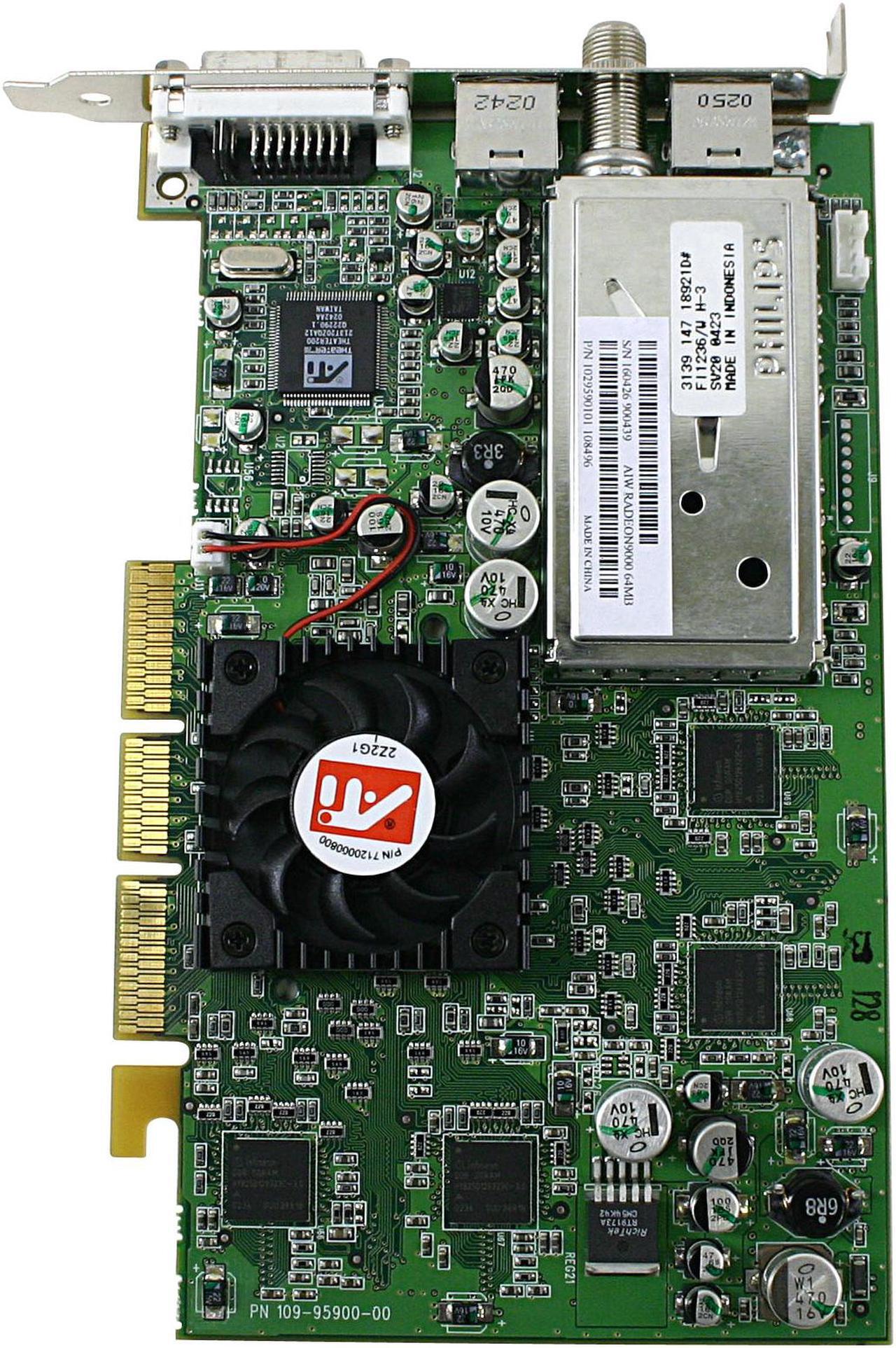 Alt view image 2 of 5 - ATI Radeon 9000PRO 64MB DDR AGP 2X/4X Video Card ALL-IN-WONDER 9000