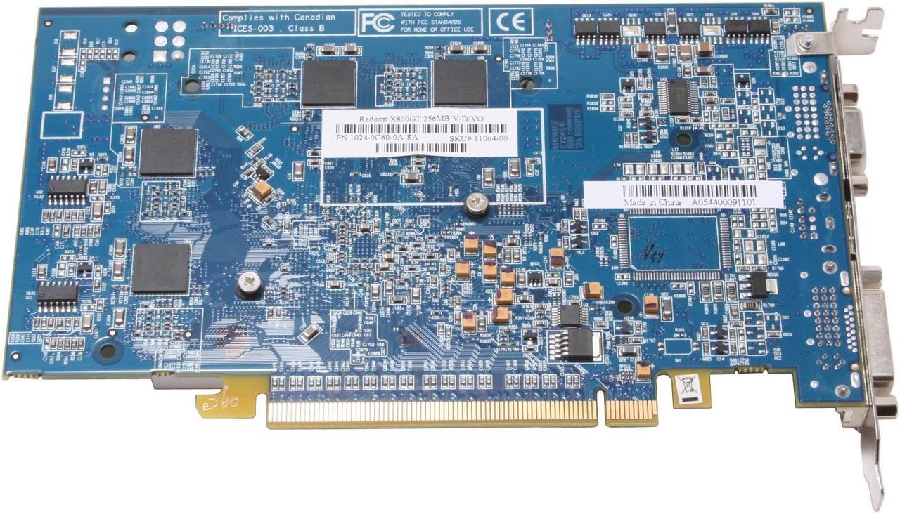 Alt view image 3 of 5 - SAPPHIRE Radeon X800GT 256MB GDDR3 PCI Express x16 Graphics Card 100126L-BL