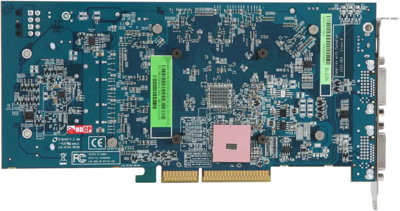Alt view image 4 of 6 - SAPPHIRE Radeon HD 3850 512MB GDDR3 AGP 4X/8X Graphics Card 100228L