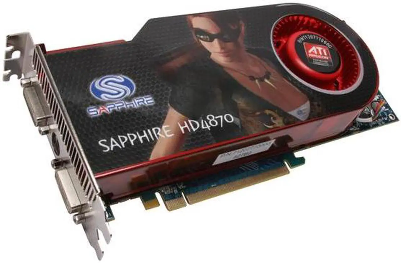 Main image of SAPPHIRE Radeon HD 4870 512MB GDDR5 PCI Express 2.0 x16 CrossFireX Support Graphics Card 100247L
