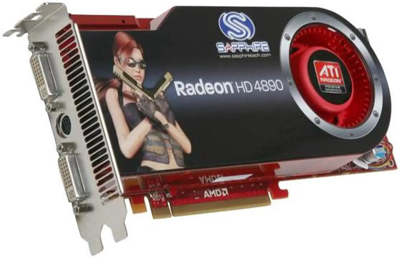 Main image of SAPPHIRE Radeon HD 4890 1GB GDDR5 PCI Express 2.0 x16 CrossFireX Support Graphics Card 100269SR