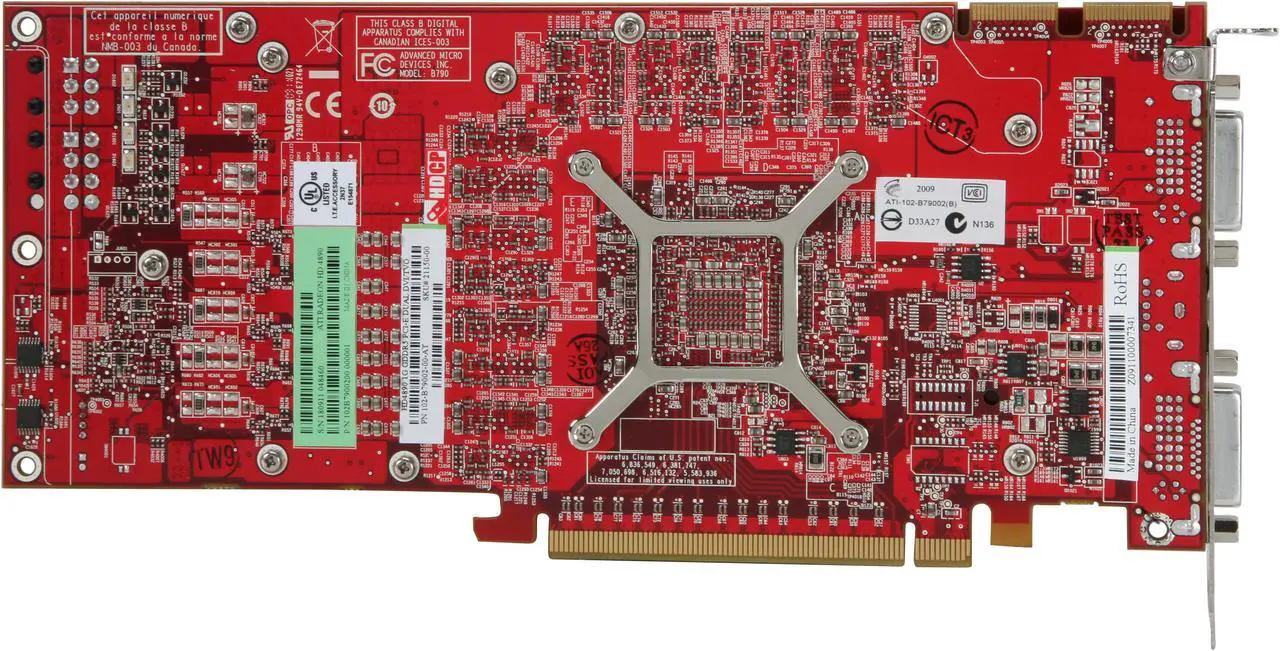 Alt view image 4 of 5 - SAPPHIRE Radeon HD 4890 1GB GDDR5 PCI Express 2.0 x16 CrossFireX Support Graphics Card 100269SR