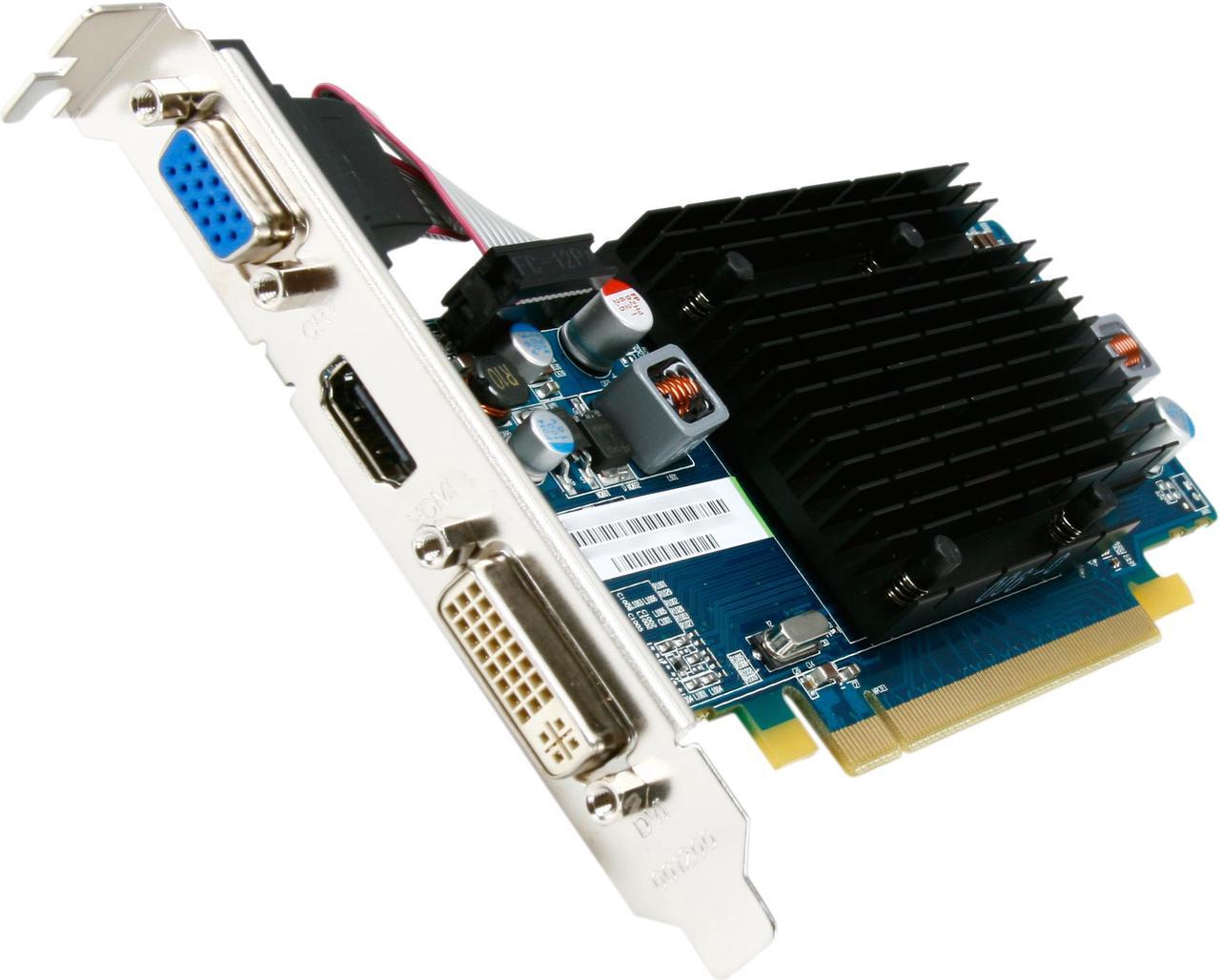 SAPPHIRE Radeon HD 5450 (Cedar) 512MB DDR2 PCI Express 2.1 x16 CrossFireX Support Video Card 100291L