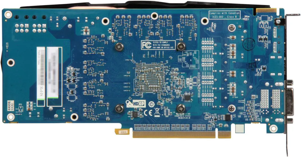 Alt view image 4 of 6 - SAPPHIRE Radeon HD 5830 1GB GDDR5 PCI Express 2.1 x16 CrossFireX Support Graphics Card 100297L