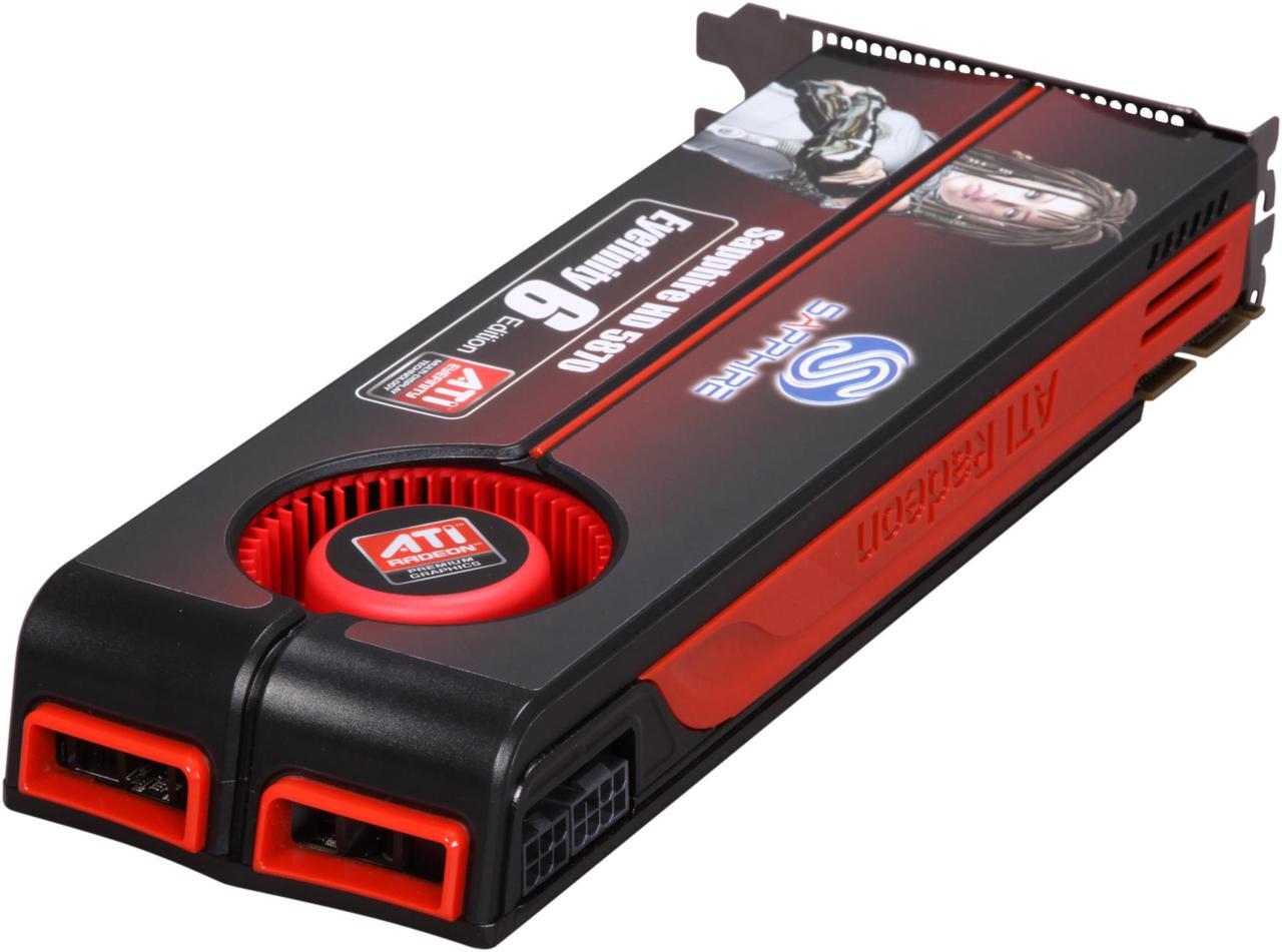 Alt view image 5 of 6 - SAPPHIRE Radeon HD 5870 (Cypress XT) 2GB GDDR5 PCI Express 2.1 x16 CrossFireX Support Graphics Card 100290SR