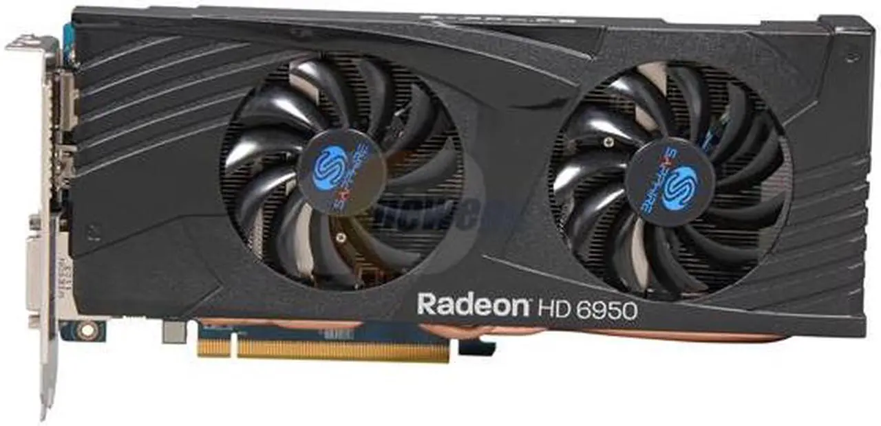 Alt view image 3 of 5 - SAPPHIRE Radeon HD 6950 1GB GDDR5 PCI Express 2.1 x16 CrossFireX Support Graphics Card 100312-1GDP