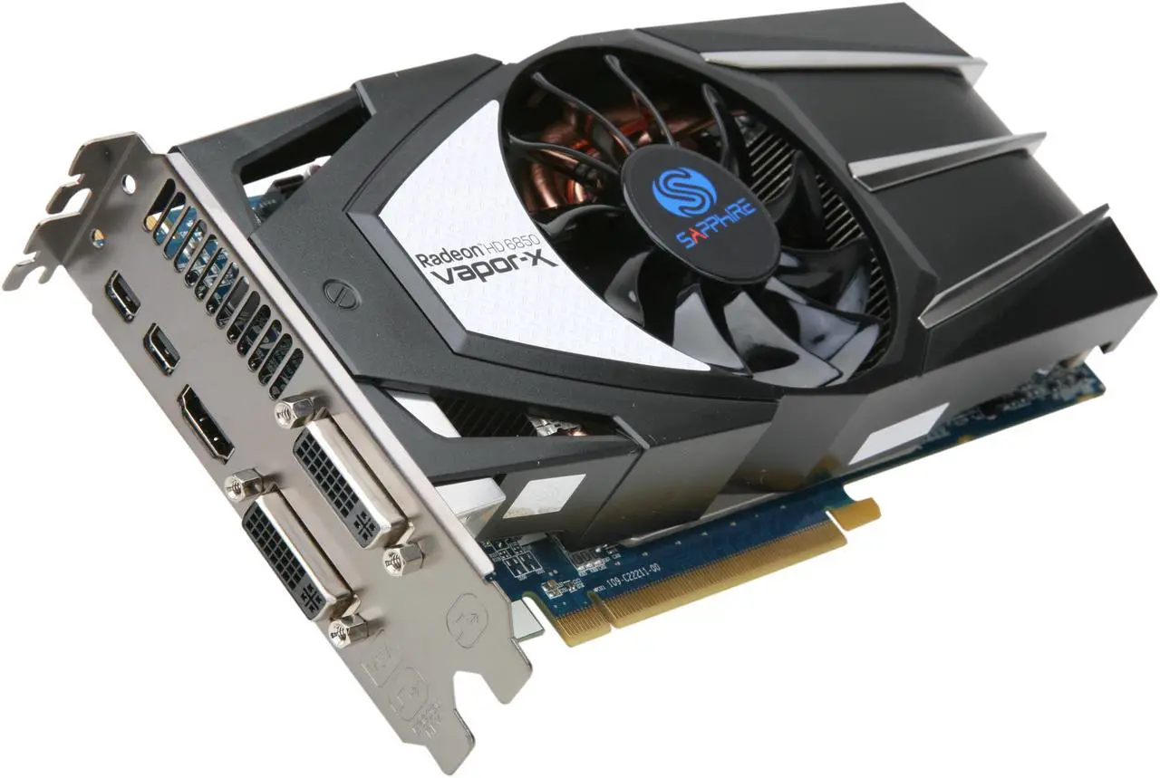 Sapphire Radeon HD 6850 1Go – Carte Graphique Pour Pièces Détachées Ou Réparation