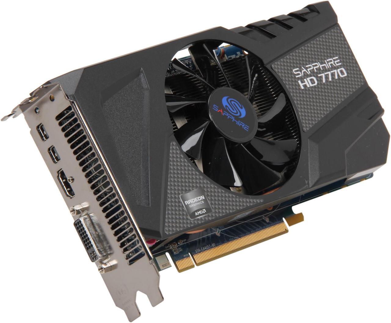 SAPPHIRE Radeon HD 7770 GHz Edition OC 1GB 128-bit GDDR5 PCI Express 3.0 x16 HDCP Ready Video Card (11201-02-20G)