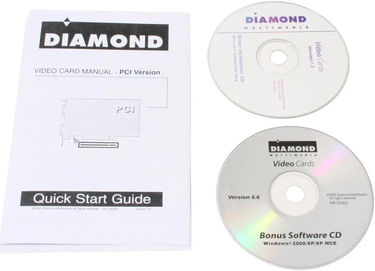 Alt view image 7 of 8 - DIAMOND Radeon X1300 256MB GDDR2 PCI Graphics Card X1300PCI256SB