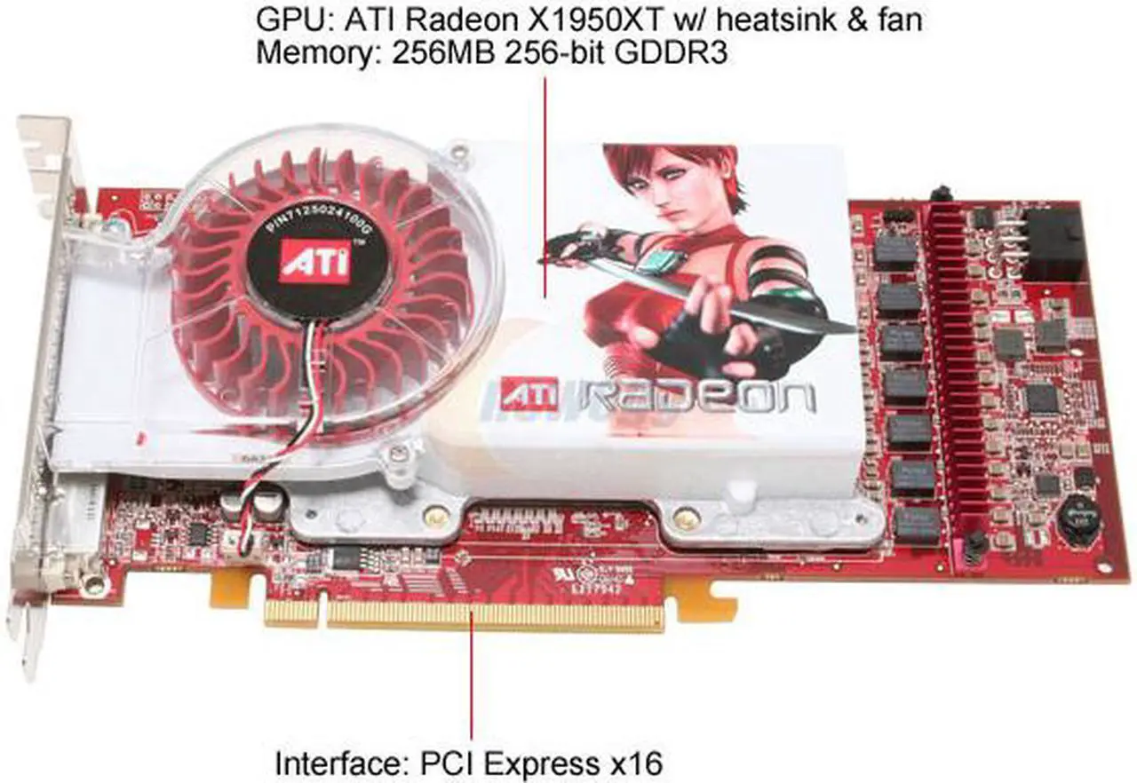 Alt view image 2 of 6 - DIAMOND Viper X1950XT256PCIE Radeon X1950XT 256MB 256-bit GDDR3 PCI Express x16 HDCP Ready VIVO Video Card