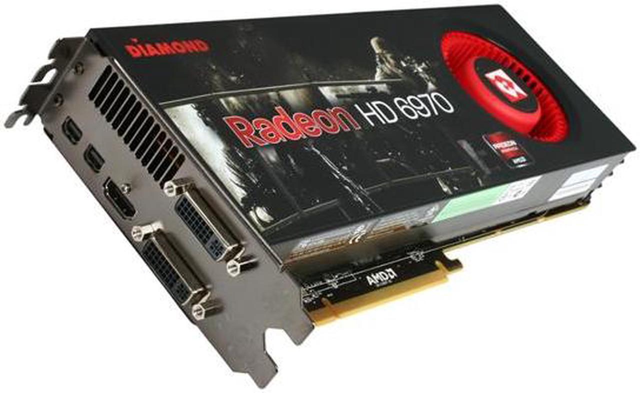 Main image of DIAMOND Radeon HD 6970 2GB GDDR5 PCI Express 2.1 x16 CrossFireX Support Video Card with Eyefinity 6970PE52G