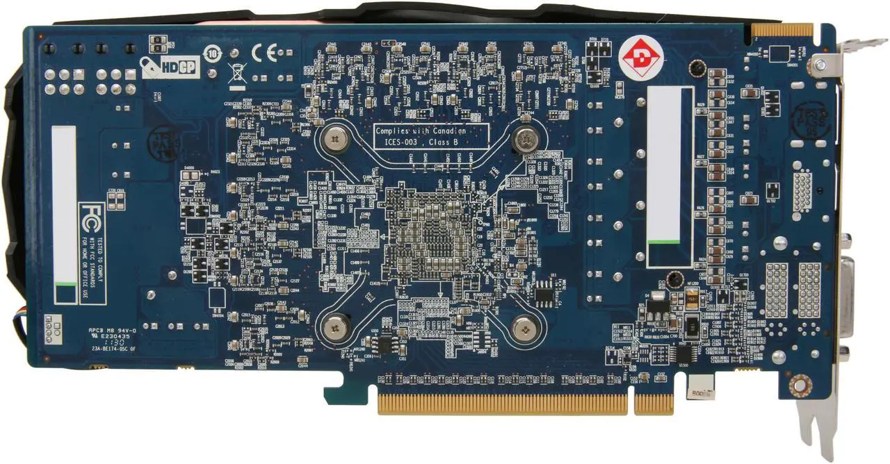 Alt view image 4 of 6 - DIAMOND Radeon HD 6870 1GB GDDR5 PCI Express 2.1 x16 CrossFireX Support Graphics Card 6870PE51GV2