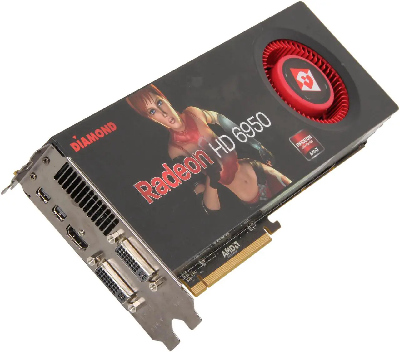Main image of DIAMOND Radeon HD 6950 2GB GDDR5 PCI Express 2.1 x16 CrossFireX Support Graphics Card 6950PE52GB