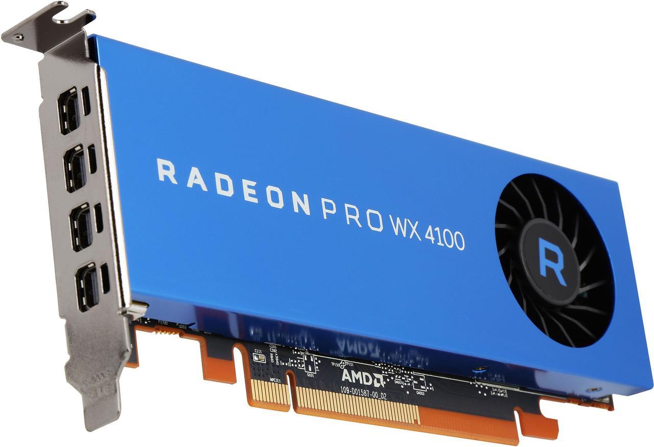 Radeon Pro WX 4100 100-506008 4GB 128-bit GDDR5 Low Profile Workstation Video Card