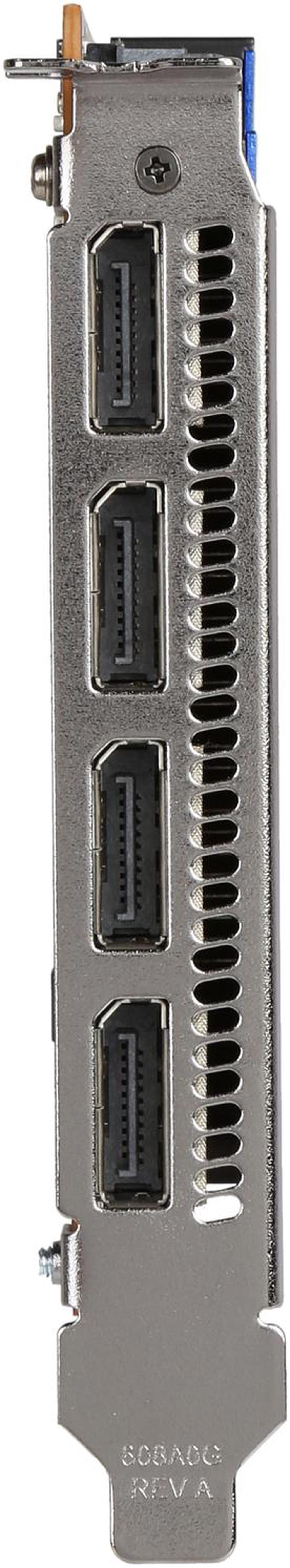 Alt view image 3 of 6 - Radeon Pro WX 7100 100-505826 8GB 256-bit GDDR5 Workstation Video Card