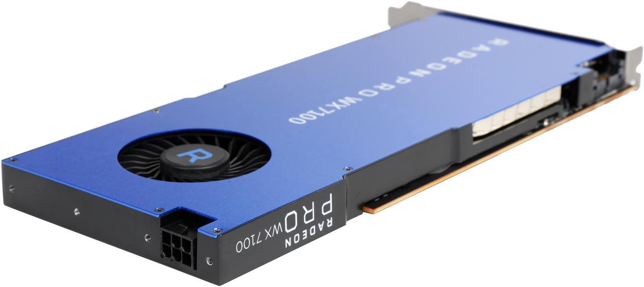 Alt view image 6 of 6 - Radeon Pro WX 7100 100-505826 8GB 256-bit GDDR5 Workstation Video Card