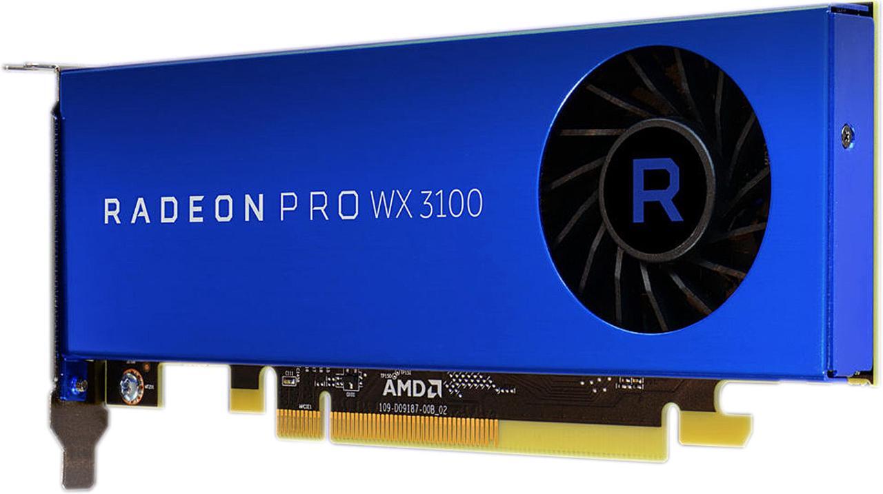 Alt view image 4 of 5 - AMD Radeon Pro WX 3100 100-505999 PCI-Express x16 (x8 Electrical) Half Height Graphics Card